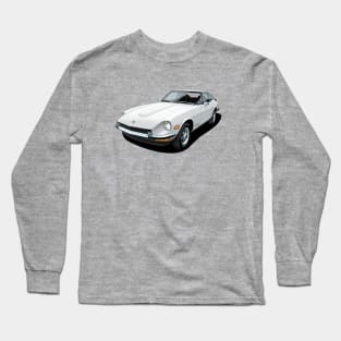 Datsun 240Z in white Long Sleeve T-Shirt